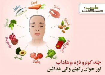جلد کو  ترو تازہ  و ،شاداب اور جواں   رکھنے والی غذائیں